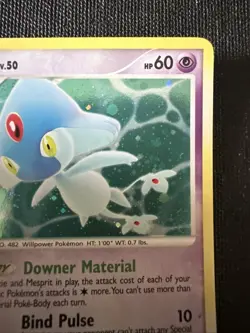 Azelf Holo Pokemon Card 4/123 Mysterious Treasures Rare Swirl LP Holo - Image 5