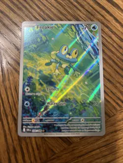 Froakie 088/086 Chaos Rising Illustration Rare Holo Full Art Pokemon Card NM/M - Image 1
