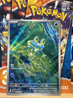 Froakie 088/086 Illustration Rare ME04: Chaos Rising Pokemon Holo NM Full Art! - Image 1
