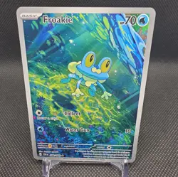 Froakie 088/086 Illustration Rare ME04: Chaos Rising Pokemon Holo NM Full Art! - Image 1