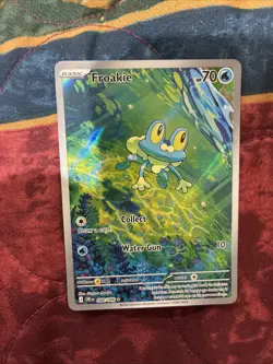 Froakie 088/086 Illustration Rare : Chaos Rising Pokemon Holo NM Full Art! - Image 1