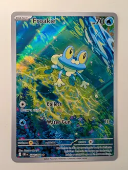 Froakie Chaos Rising 088/086 Illustration Rare Full Art Holo NM Pokemon - Image 2