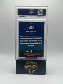 2025-26 Topps Ace Bailey Utah Jazz RC 8-Bit Ballers Holo Foil Rookie PSA 10 - Image 2