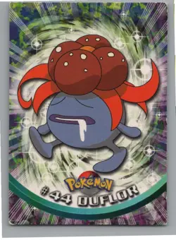GERMAN 1999 TOPPS POKEMON CARD #44 OUFLOR- TV ANIMATION EDITION BLACK LOGO - Image 1