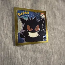 Vintage 1999 Pokemon Artbox Sticker Gengar R02 Gold Bordered Holo Series 1 Rare - Image 1