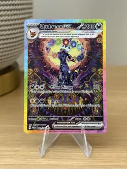 Umbreon ex 161/131 — Near Mint — Prismatic Evolutions — Rare (SIR) Pokemon Card - Image 1