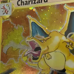 2000 Pokemon Game Charizard Holo, Base Set 2 II, PSA 7 Near Mint NM #4/130 SWIRL - Image 3