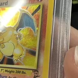 2000 Pokemon Game Charizard Holo, Base Set 2 II, PSA 7 Near Mint NM #4/130 SWIRL - Image 5