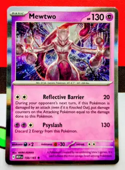 Mewtwo (Holo Rare) - 150/165 - Scarlet Violet 151 - Pokemon TCG - Image 1
