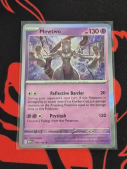 Mewtwo Holo 150/165 - SV: Scarlet & Violet 151 MEW NM - Image 1