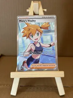 Pokemon TCG Misty’s Vitality 111/084 Pitch Black near Mint/Pack Fresh - Image 1
