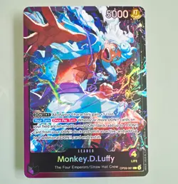 Bandai One Piece Card Game Monkey.D.Luffy OP09-061 Leader Alt Art Foil ENG - Image 1