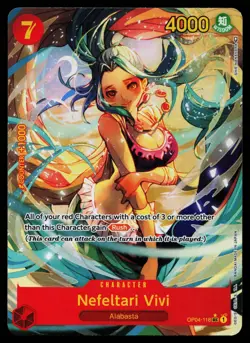 Nefeltari Vivi - OP04-118 - NM - Secret Parallel - Alternate Art - One Piece - O - Image 1