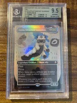 MTG✨APPA, STEADFAST GUARDIAN Brdless FOIL✨TLA Avatar: Field Notes BGS 9.5 MYTHIC - Image 1