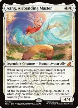 Aang, Airbending Master Magic the Gathering MTG Avatar: the Last Airbender TLE - Image 1