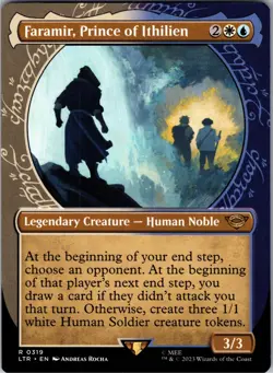 Faramir, Prince of Ithilien (Showcase) LTR 319 Foil R NM Universes Beyond: The L - Image 1