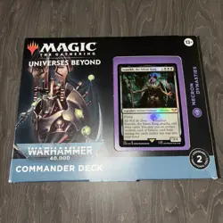 MTG universes beyond Warhammer 40K Commander Deck Necron Dynasties New/Sealed - Image 1