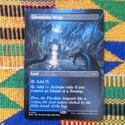 Wizards of the Coast MTG Gloomlake Verge 0131 Full Art Rare Land - Image 2