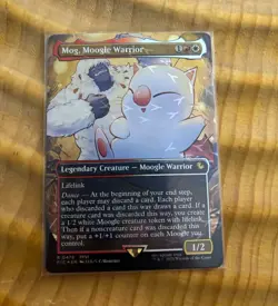 Mog, Moogle Warrior Chocobo Track Foil Final Fantasy MTG - Image 1