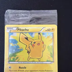 Pokemon Card Pikachu XY 42/146 Holo Movie Promo Factory Sealed Bonus Card - Image 2