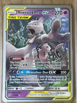 2019 POKEMON WORLD CHAMPIONSHIPS PROMO #71 MEWTWO & MEW GX WORLD CHAMP PSA 9 - Image 2