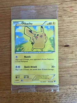 Pokemon Card Pikachu XY 42/146 Holo Movie Promo Factory Sealed Bonus Card sealed - Image 1