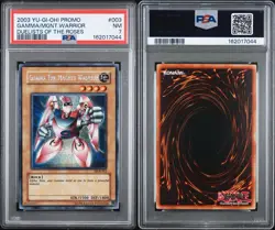 Gamma the Magnet Warrior DOR-003 Duelist of the Roses Unlimited PSA 7 - Image 3