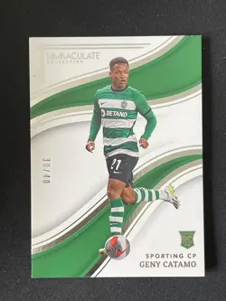 Geny Catamo 2023-24 Panini Immaculate Collection Silver /40 RC #88 - Image 1