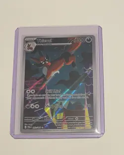 Thievul 092/084 Illustration Rare Pokemon Card, Pitch Black, TCG EN - Image 2