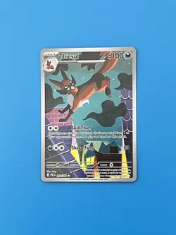 👊 Thievul - 092/084 - Pitch Black - Pokemon TCG (NM) - Image 1