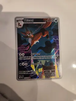 Thievul 092/084 Pitch Black IR Pokemon Card - Image 1