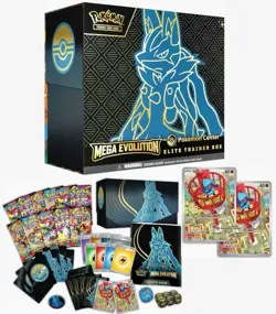 POKEMON CENTER MEGA EVOLUTION MEGA LUCARIO ETB (Presale) - BRAND NEW SEALED - Image 1