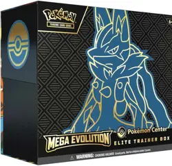 POKEMON CENTER MEGA EVOLUTION MEGA LUCARIO ETB (Presale) - BRAND NEW SEALED - Image 2