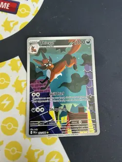 Pokemon Thievul 092/084 Pitch Black Card NM - Image 1
