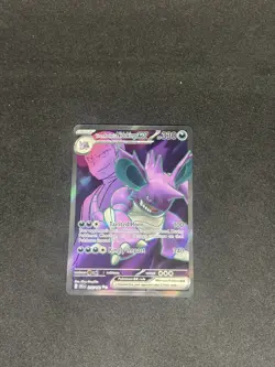 Pokemon TCG Team Rocket's Nidoking EX 216/182, Destined Rivals Ultra Rare Card - Image 1