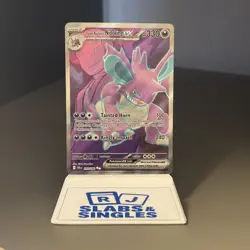 Pokemon TCG Team Rocket's Nidoking EX 216/182, Destined Rivals Ultra Rare Card - Image 1