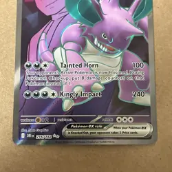 Pokemon TCG Team Rocket's Nidoking EX 216/182, Destined Rivals Ultra Rare Card - Image 3
