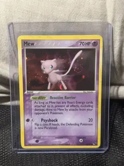 Mew 4/17 Pokemon TCG POP Series 4 2006 Holo Foil Rare - SWIRL - Image 1