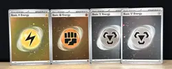 Pokemon TCG Cosmos Holo Energy Lot SV 151 001, 002, 003, 004, 006, 008 Lot Of 15 - Image 1