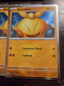 Lot Of 9 Makuhita (Cosmos Holo) 068 Promos ME: Mega Evolution Promo Pokemon - Image 2