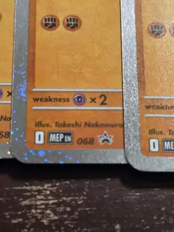 Lot Of 9 Makuhita (Cosmos Holo) 068 Promos ME: Mega Evolution Promo Pokemon - Image 3