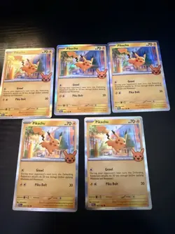 Pokemon TCG Paldea Evolved Cosmos Holo Foil 40 Card Lot Pikachu Mimikyu - Image 1