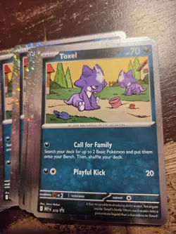 Toxel 078 Cosmos Holo MEP Black Star Promo EN 27 Card Lot - Pokemon Chaos Rising - Image 2