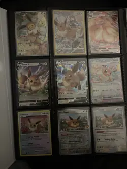 Eevee Pokemon TCG Card Lot - English promo - cosmos holo - pokemon collection - Image 1
