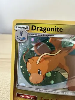 Dragonite 119/181 Cosmos Holo Rare Sun & Moon Team Up Pokemon Lot 1 - Image 2