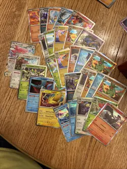 Pokemon Lot Of 30 Rares From Scarlet And Violet To mega Cosmos Holo EX - Image 1