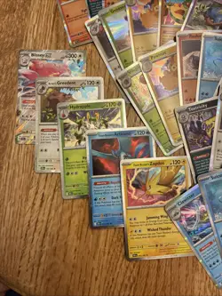Pokemon Lot Of 30 Rares From Scarlet And Violet To mega Cosmos Holo EX - Image 2