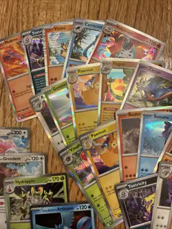 Pokemon Lot Of 30 Rares From Scarlet And Violet To mega Cosmos Holo EX - Image 3