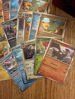 Pokemon Lot Of 30 Rares From Scarlet And Violet To mega Cosmos Holo EX - Image 5