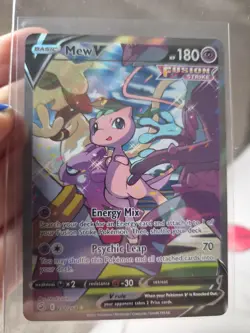 Pokemon TCG Mew v Fusion Strike 251/264 Holo Full Art Ultra Rare - Image 1